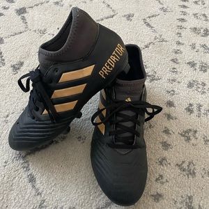 Adidas Black & Gold Predator Soccer Cleats